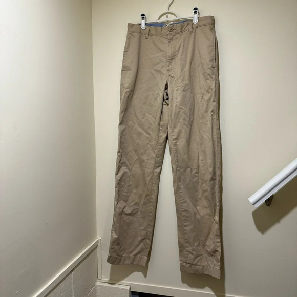 Men’s L.L Bean Vintage Khaki Natural Fit Straight Leg Office  Pants Size: 31x36 - Picture 9 of 16